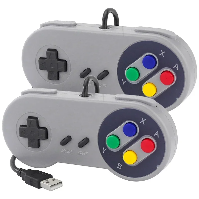 Retro Gaming Realm - Mando de Juego USB con Cable,