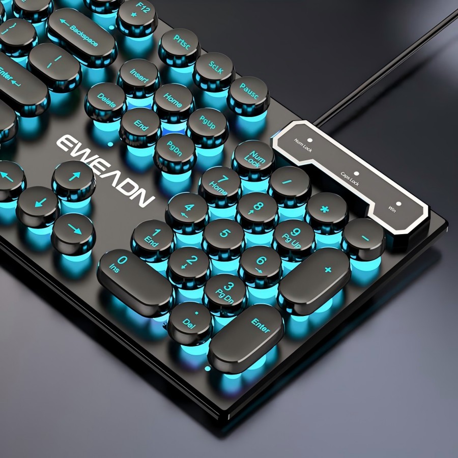 Retro Gaming Realm - Teclado para juegos de máquina de