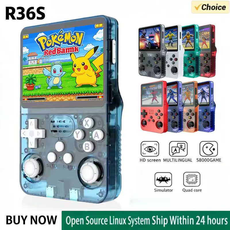Retro Gaming Linux - Consola de Juegos Portátil R36S con