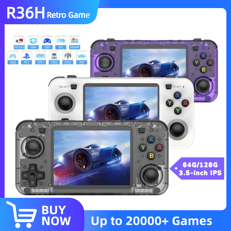 Retro Gaming Linux - Consola de videojuegos portátil R36H, sistema