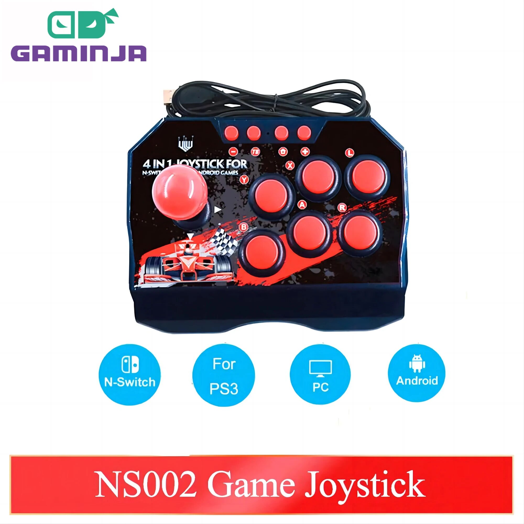Retro X8 Gaming Console - GAMINJA NS002 4 en 1 Retro
