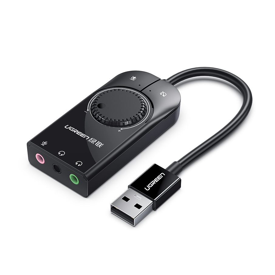 Controller Adapter Usb - Tarjeta de sonido USB UGREEN Tarjeta
