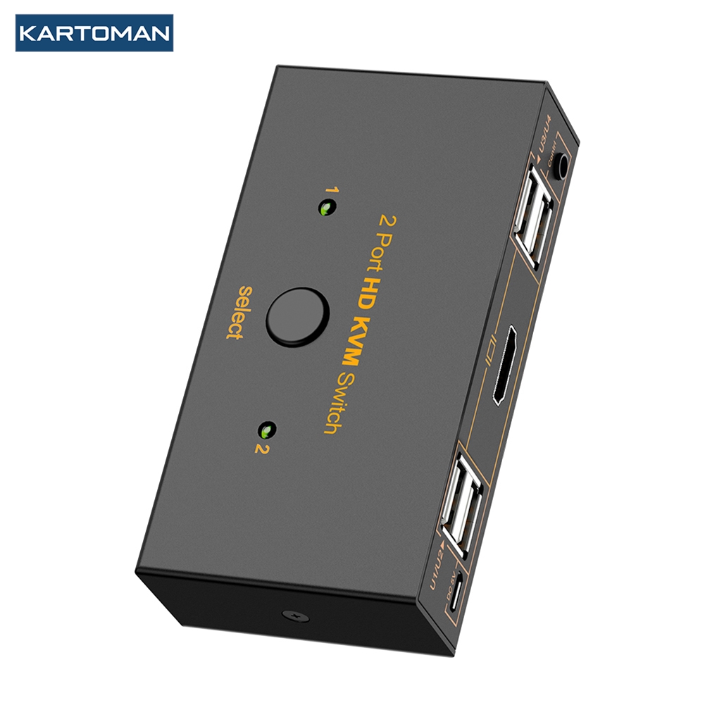 Conmutador KVM USB 2,0 compati - Controller Adapter Usb reseña y precio