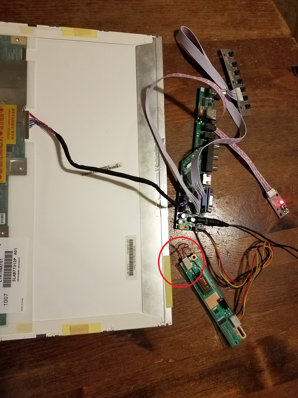 Kit de placa controladora TV56 - Controller Adapter Usb reseña y precio