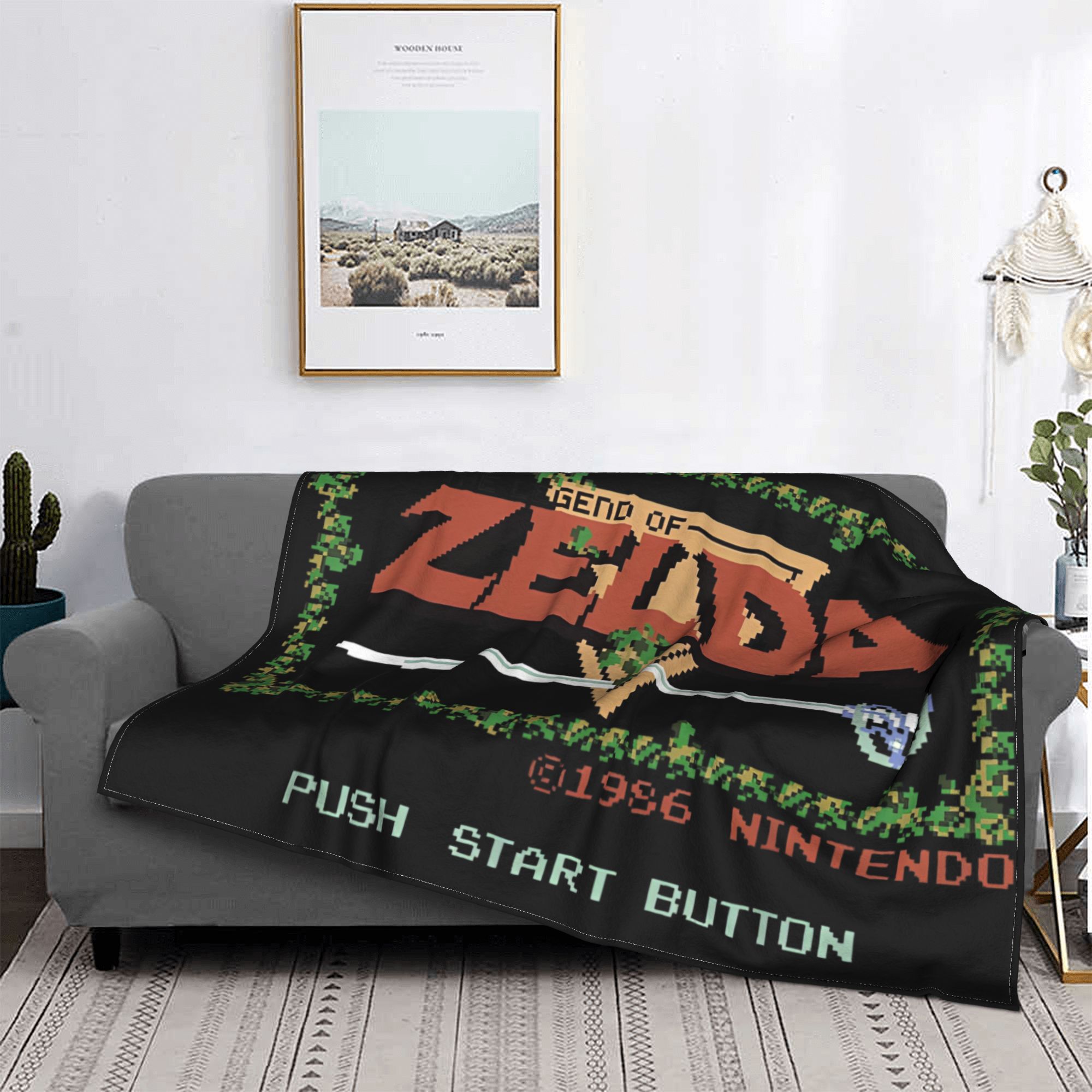 Manta de franela Z-Zelda Legen - Retro Gaming Zelda reseña y precio