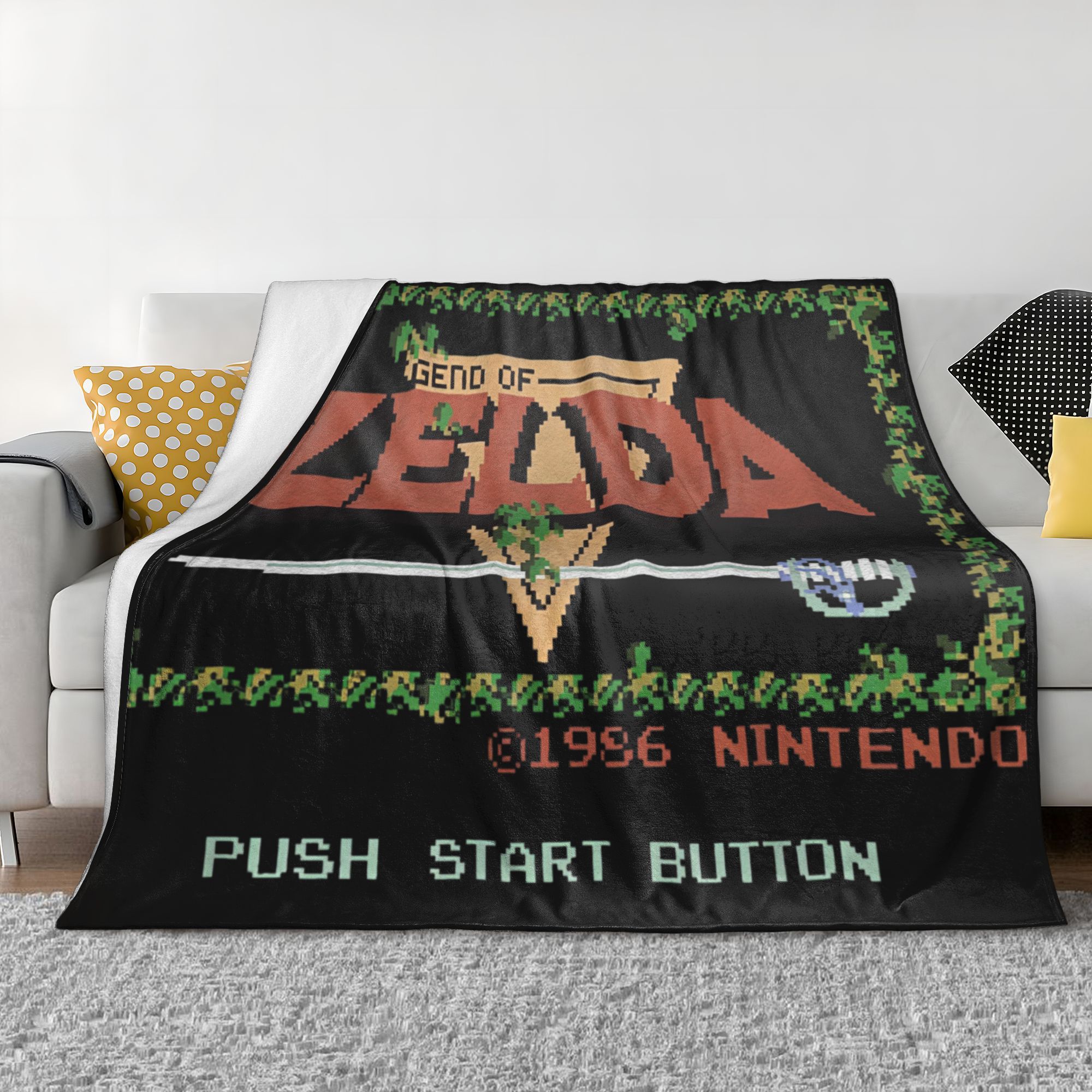 Manta de franela Z-Zelda Legen - Retro Gaming Zelda reseña y precio