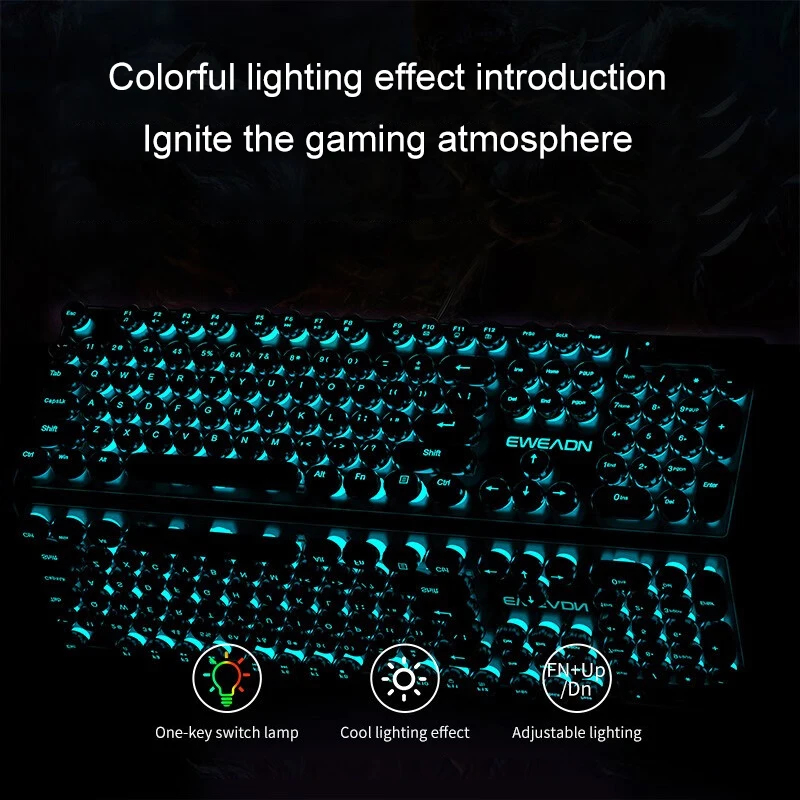Conjunto de Teclado y Ratón Me - Retro Gaming Keyboard reseña y precio