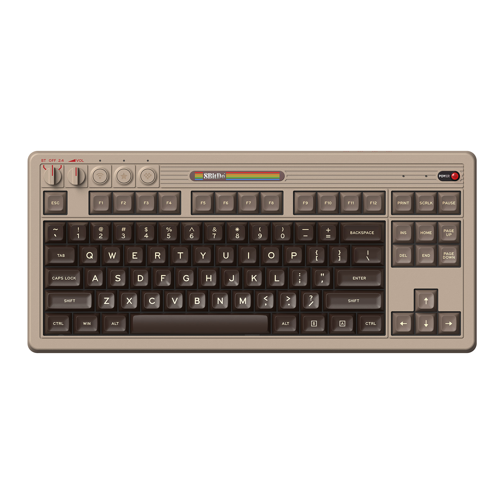 Teclado mecánico retro 8BitDo, - Retro Gaming Keyboard reseña y precio