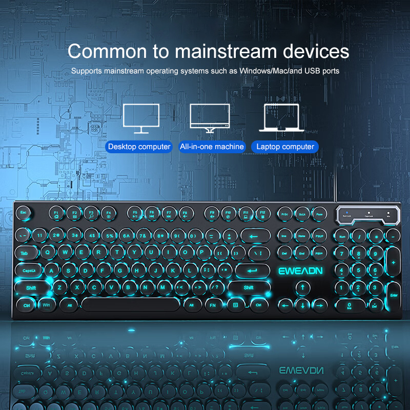 Teclado para juegos de máquina - Retro Gaming Realm reseña y precio