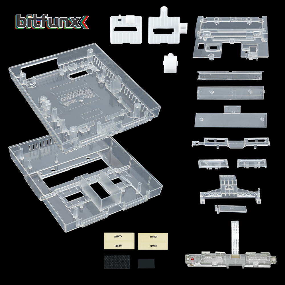 Bitfunx SNES carcasa de repues - Retro Gaming Consoles reseña y precio
