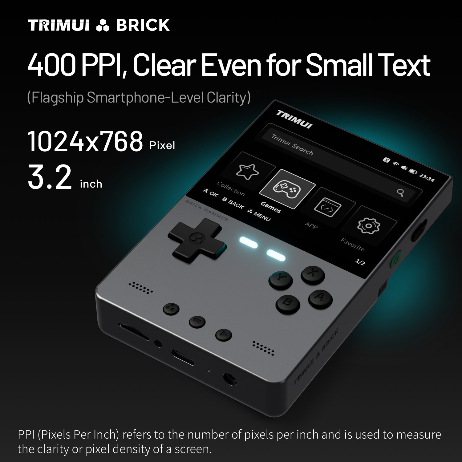 TRIMUI BRICK HAMMER-consola de - Retro Gaming Linux reseña y precio