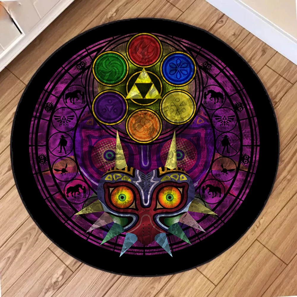 Alfombra redonda con símbolo d - Retro Gaming Zelda reseña y precio