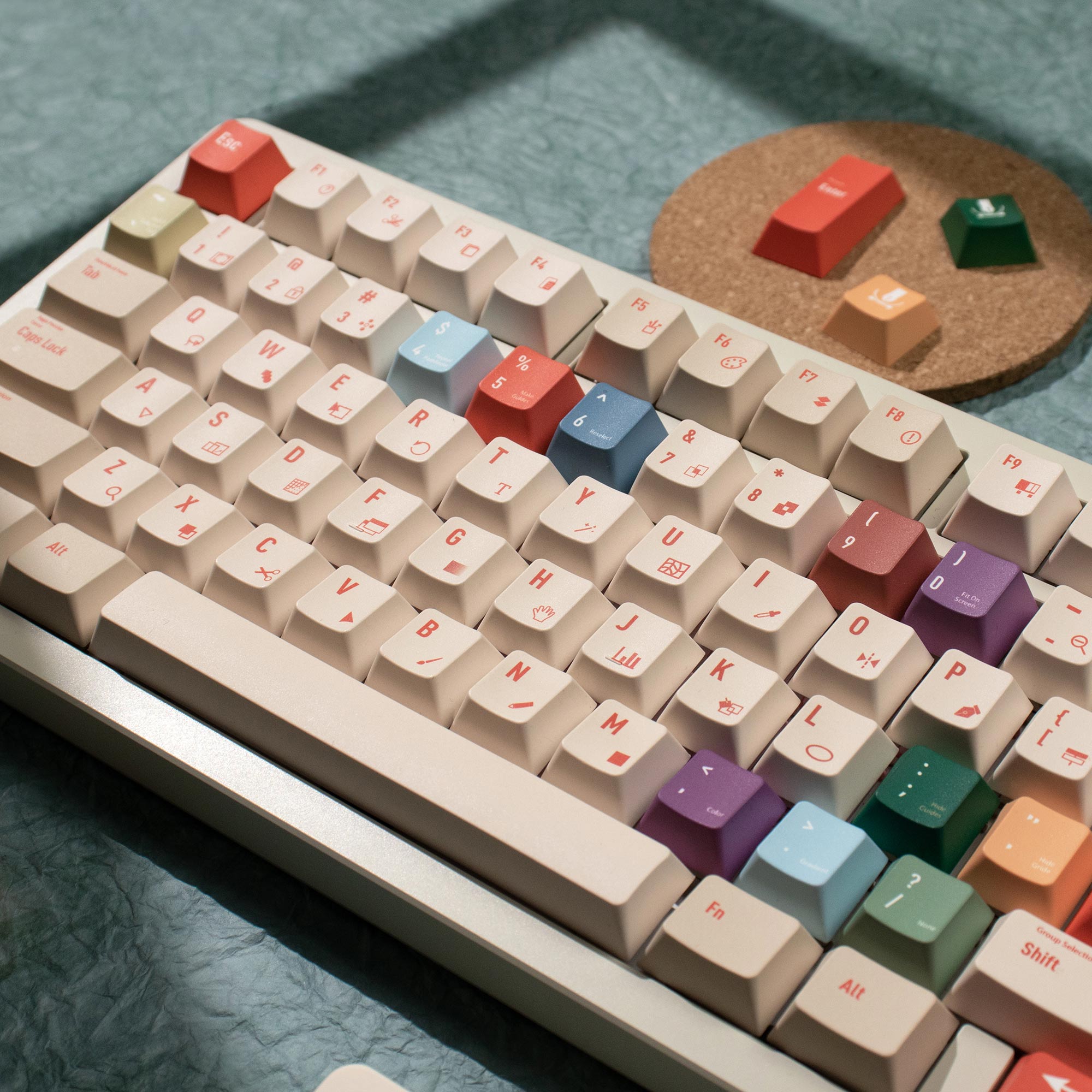 Teclas Illustrator DYE-SUB con - Retro Gaming Keyboard reseña y precio