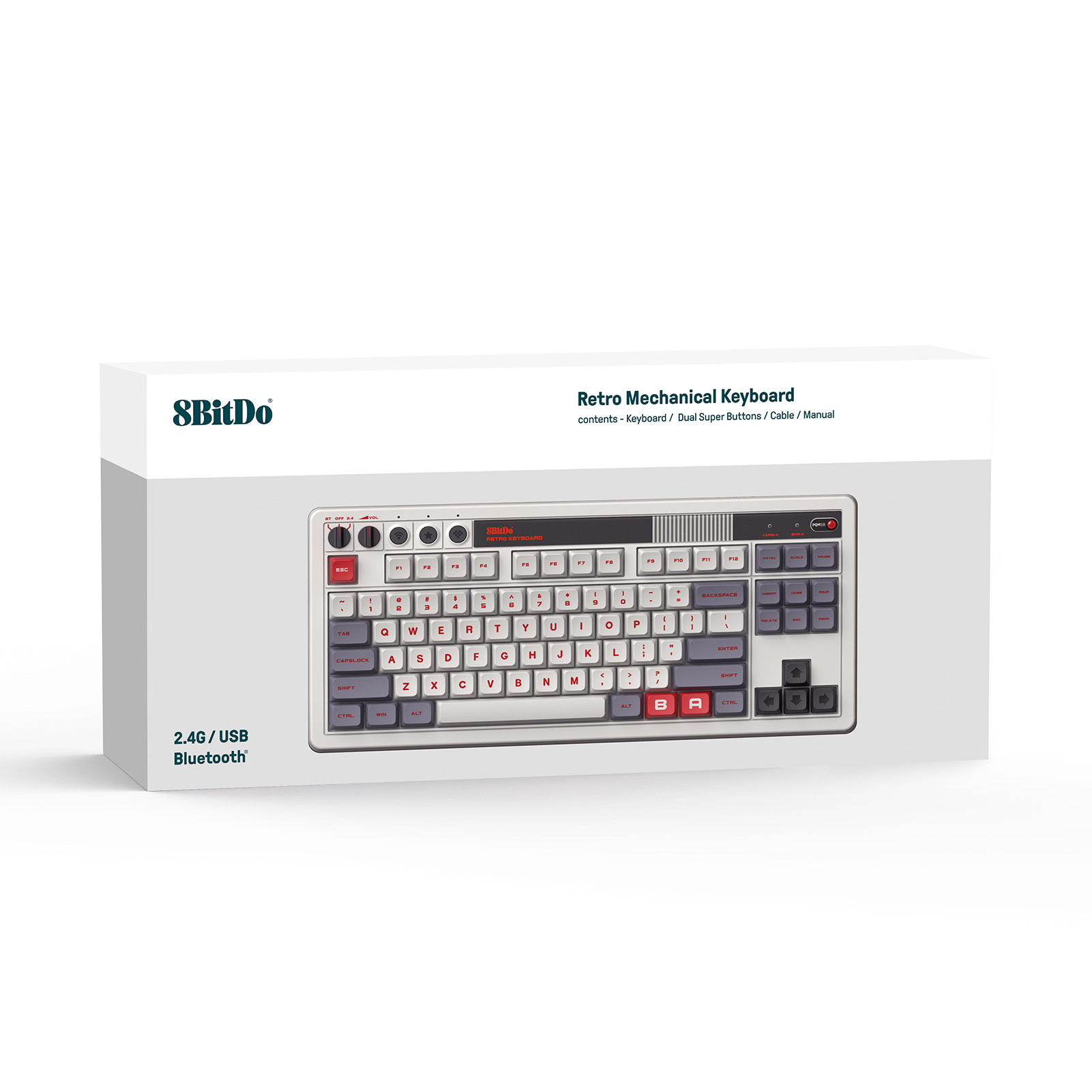 Teclado mecánico retro 8Bitdo, - Retro Gaming Keyboard reseña y precio