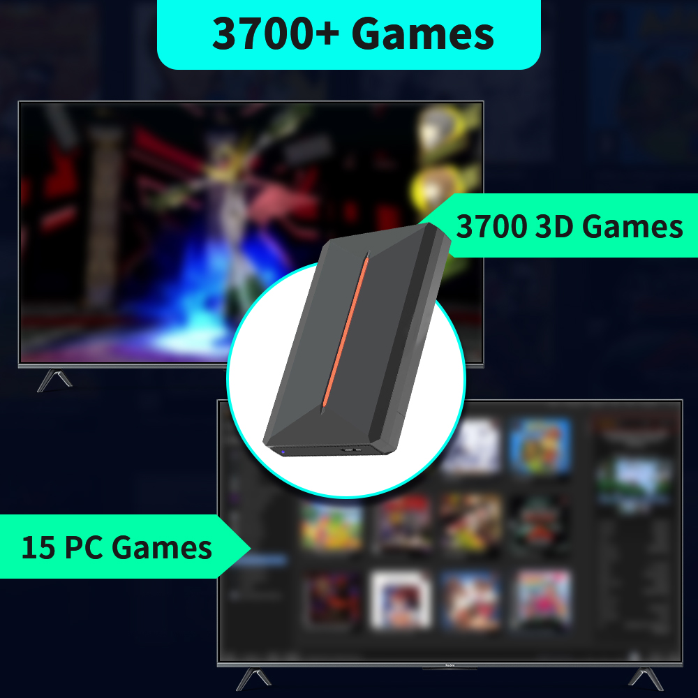 Launchbox OS 500GB consola de  - Retro X8 Gaming Console reseña y precio