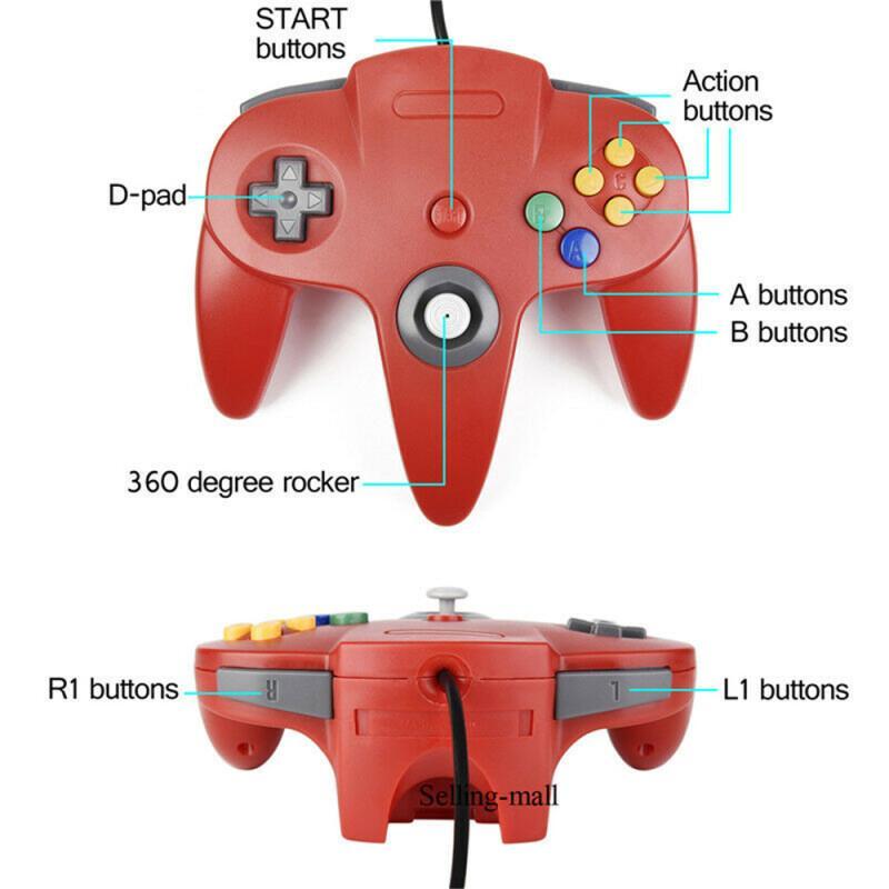 Controlador N64 clásico USB co - Retro X8 Gaming Console reseña y precio
