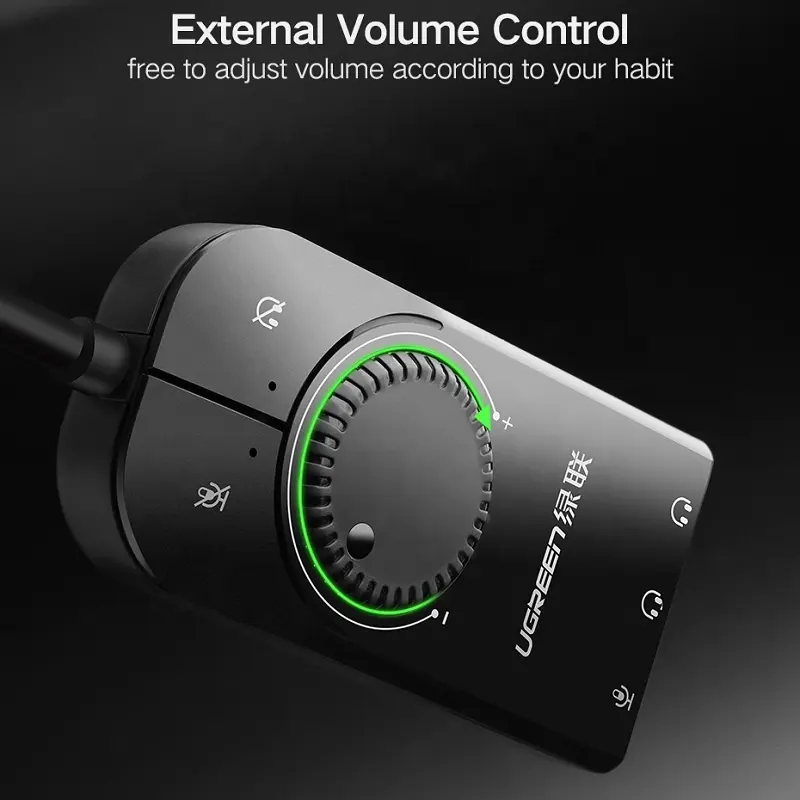 Tarjeta de sonido USB UGREEN T - Controller Adapter Usb reseña y precio