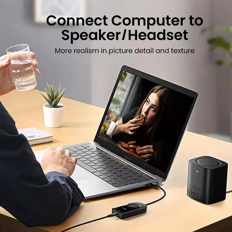 Tarjeta de sonido USB UGREEN T - Controller Adapter Usb reseña y precio